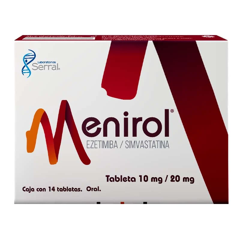 MENIROL (EZETIMIBA/SIMVASTATINA) 14TABS