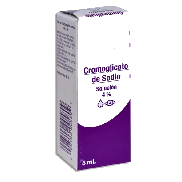 CROMOG DE SODIO 1 SOL OFT 5 ML/4% (GRIN)