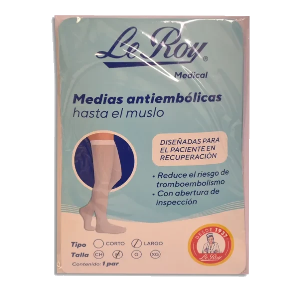 MEDIAS ANTIEMBOLICAS MUSLO M LEROY