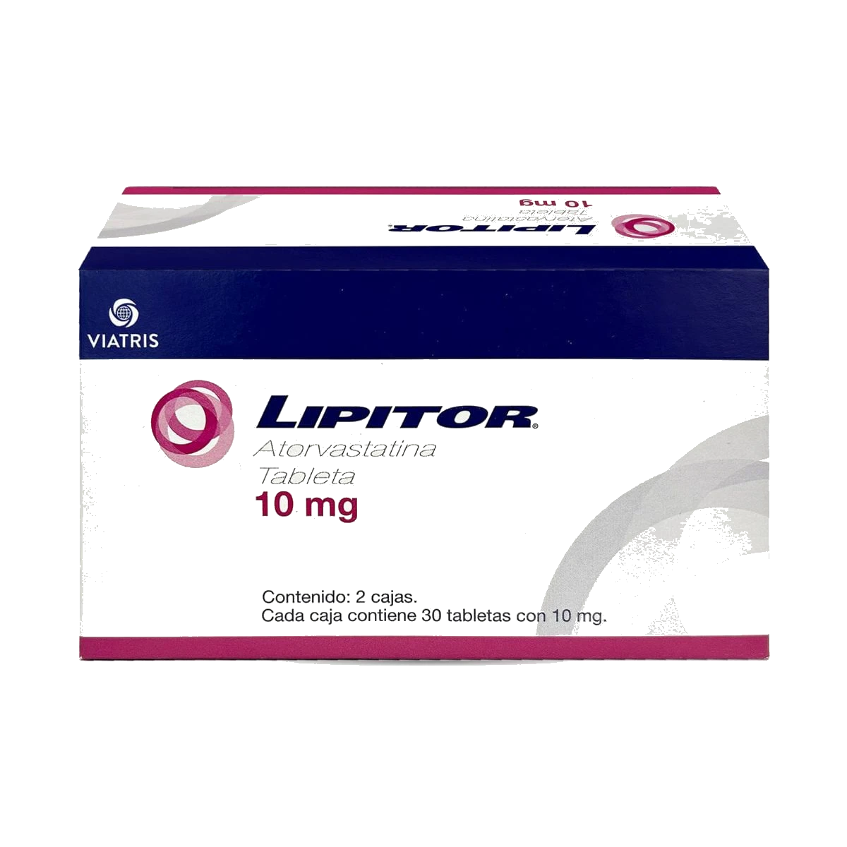 Lipitor 10 Mg 30 Tabletas 2 Cajas