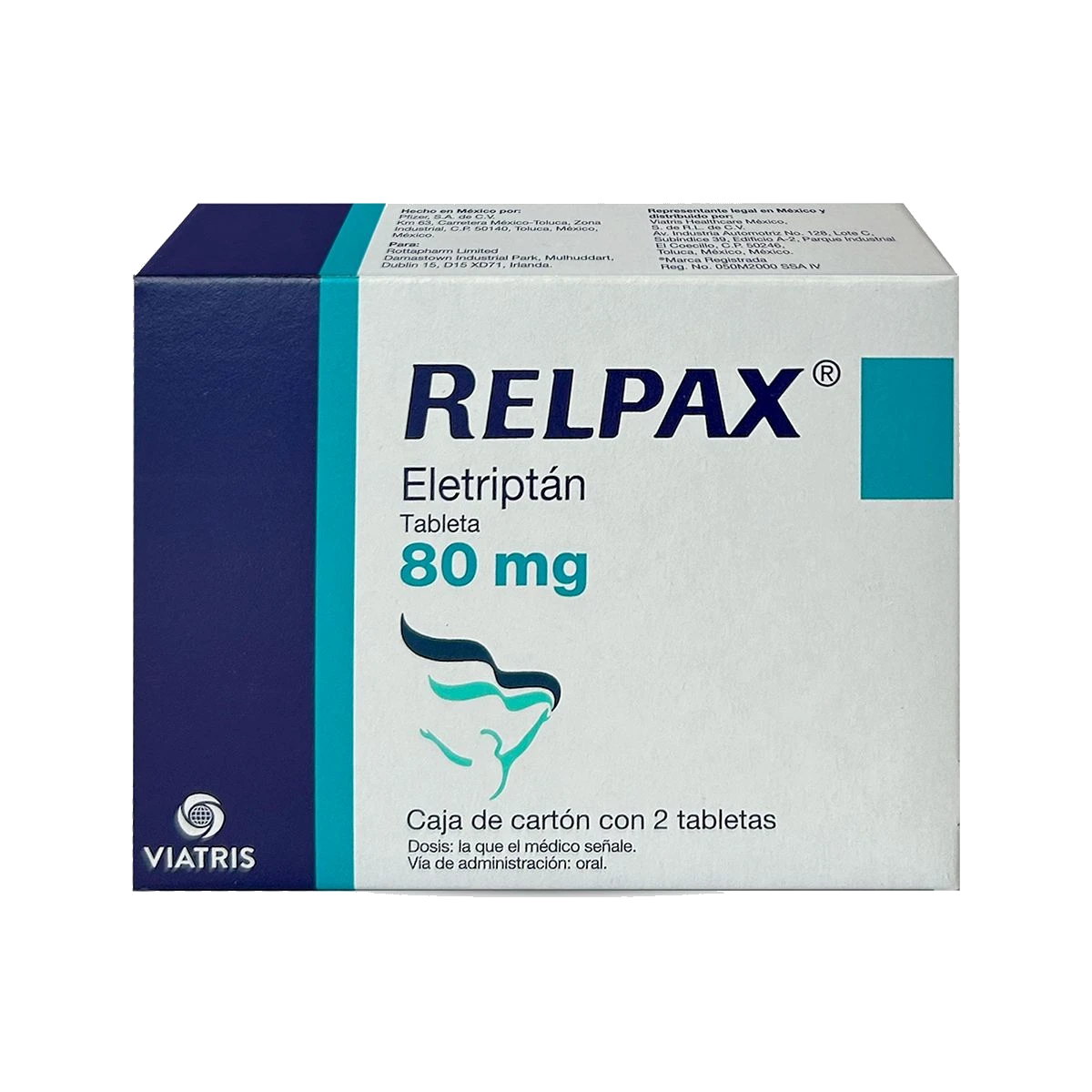 Relpax 80 Mg 2 Tabletas