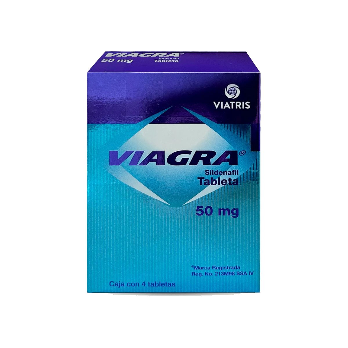 Viagra Viatris Sindenafil Caja Con 4 Tabletas De 50 mg