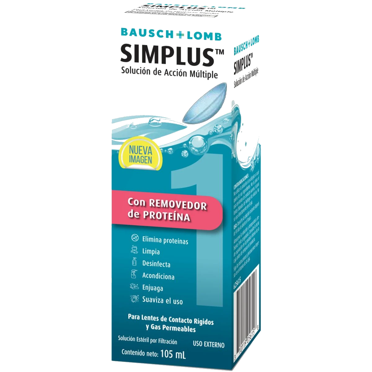 BAUSCH L SIMPLUS 105 ML SOL