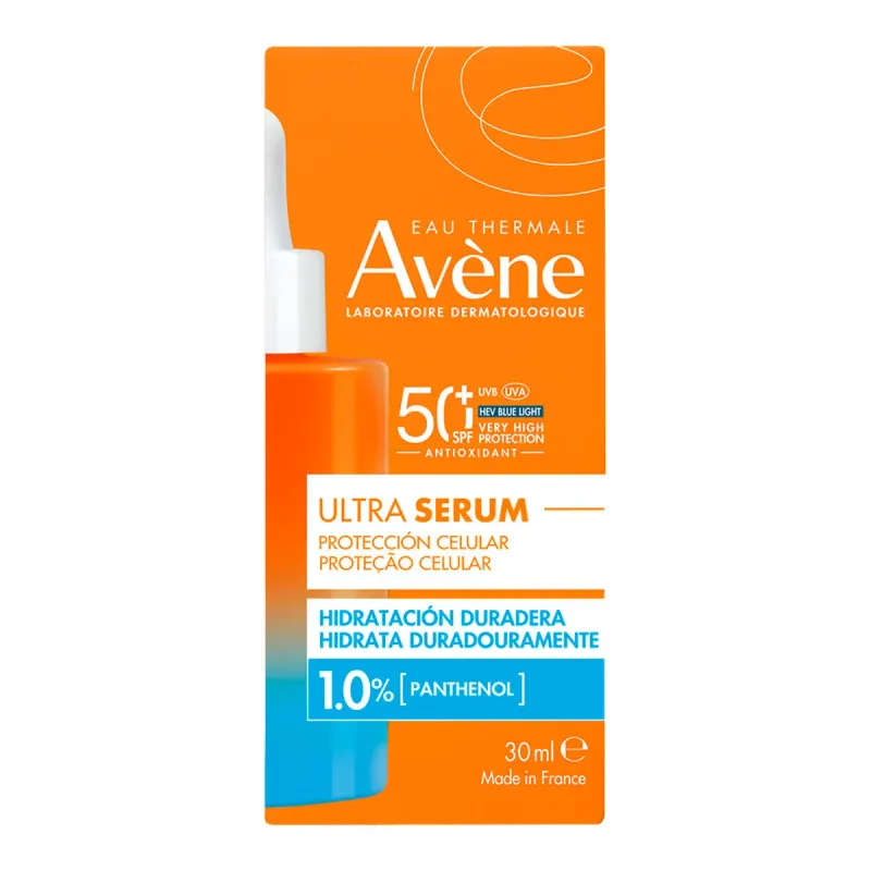 Avène Protector Solar Facial en Sérum FPS 50+ con Efecto Hidratante 30 ml