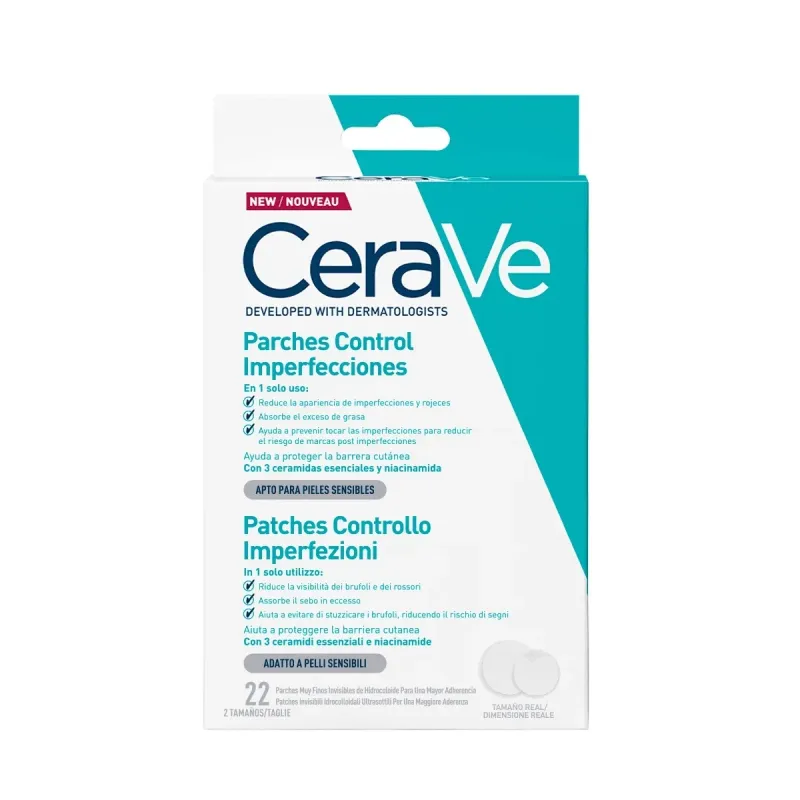 CeraVe Blemish Parches Control Imperfecciones Caja Con 22 Piezas