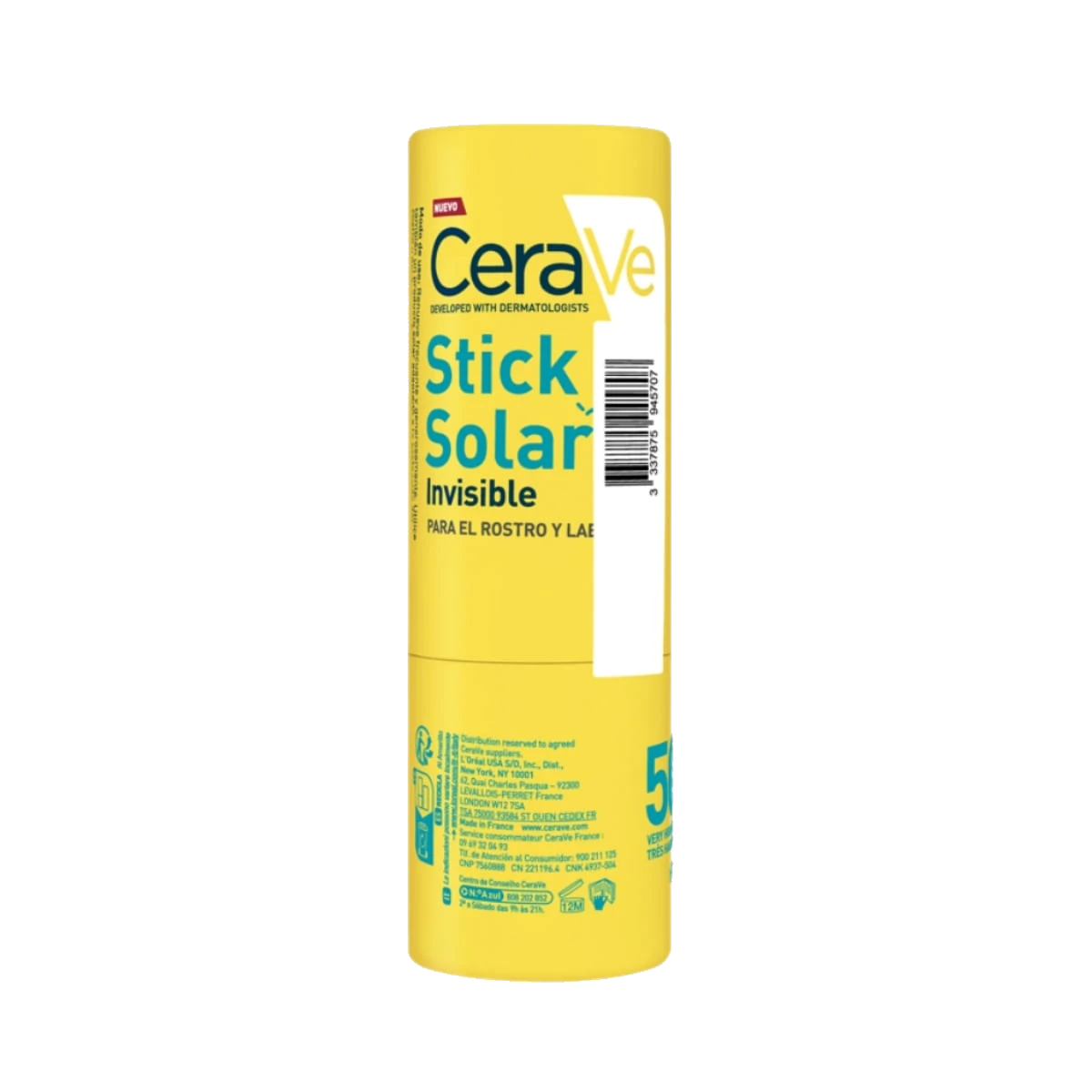 Cerave Stick Solar Invisible 50fps De 8g