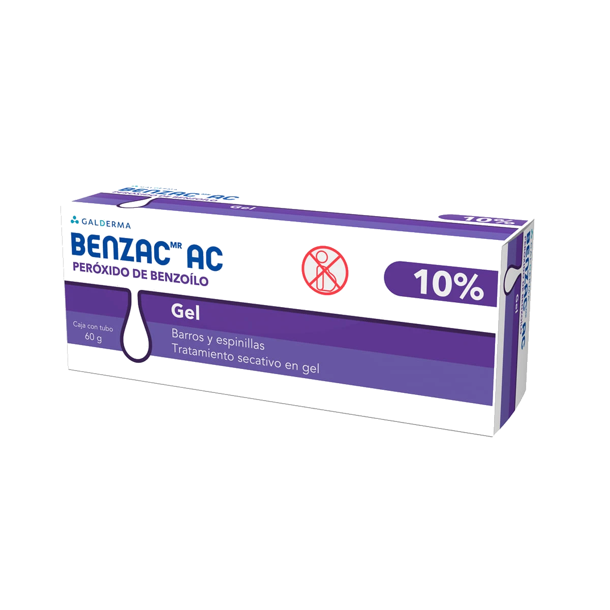 Benzac-AC Peróxido De Benzoílo Tubo Con Gel De 60 g