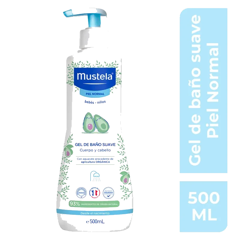 GEL MUSTELA BANO SVE PNOR BEBE500ML