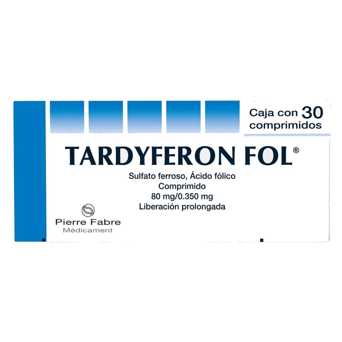 Tardyferon Fol 256 3/0.35 mg 30 Grageas