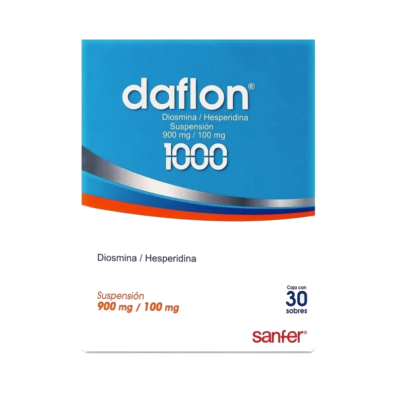 Daflon 1000 Mg Suspensión 30 Sobres 10 Ml