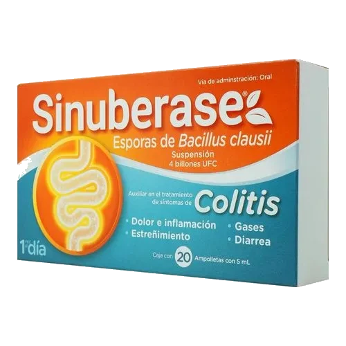 SINUBERASE ORAL 20X5 ML AMP