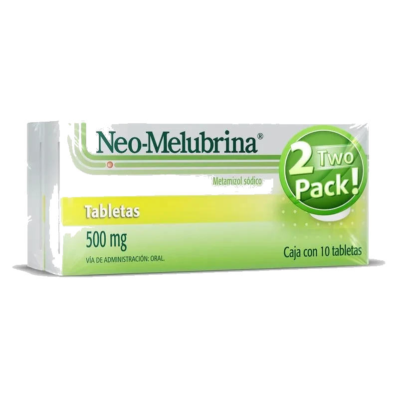 Neo-Melubrina 500 Mg 10 Tabletas Dúo