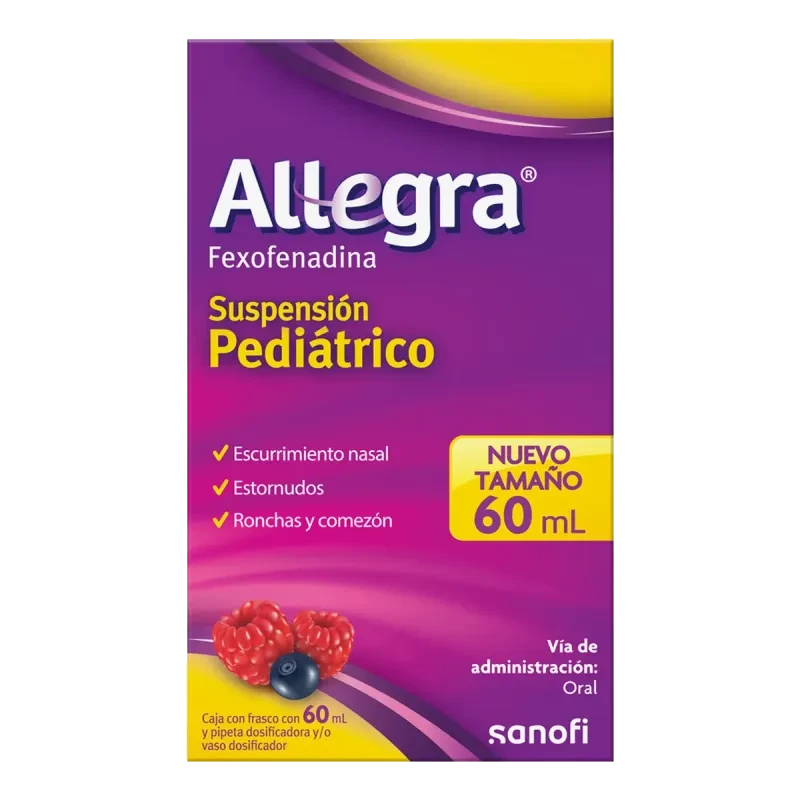 ALLEGRA SUSP PED FCO 60 ML