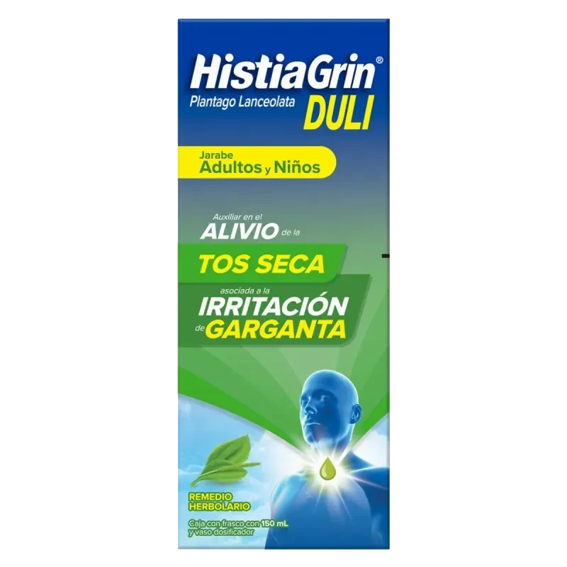 Histia Grin Duli Jarabe Adultos y Niños Caja Con Frasco De 150ml