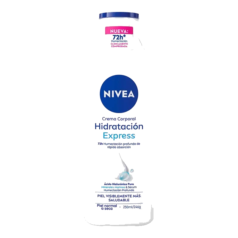 Nivea Hidratación Express Envase Con Crema Corporal De  250 ml