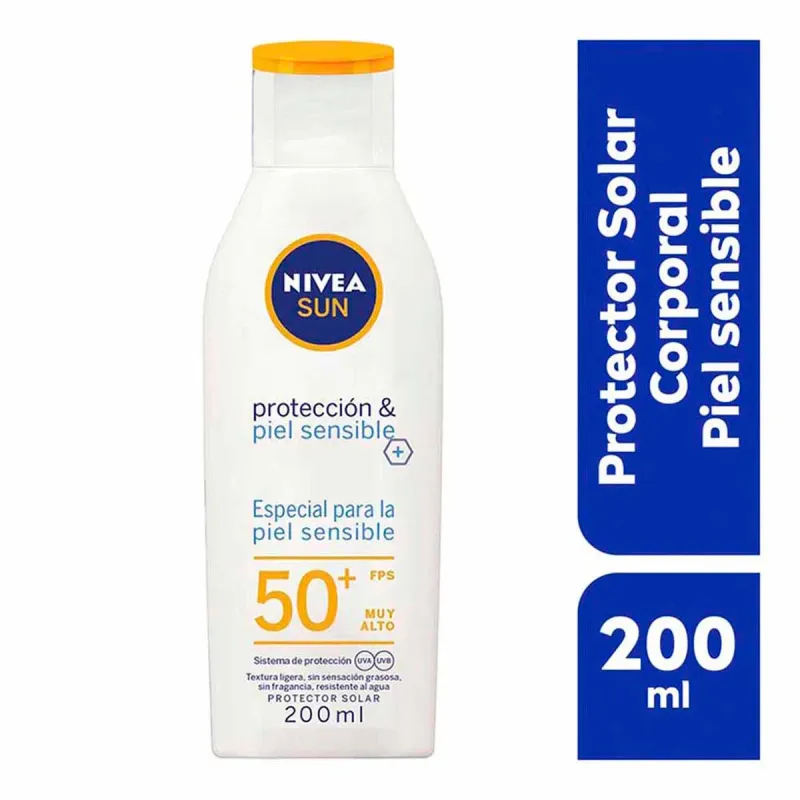 PROTEC NIVEA SUN P-SEN FPS50 200ML