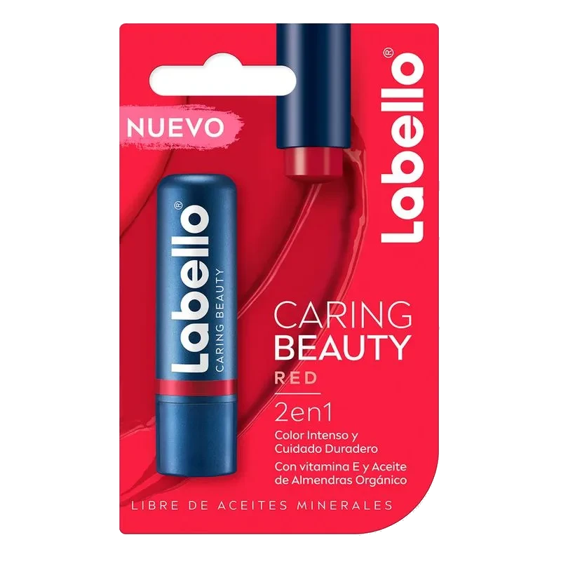 LABELLO CARING-B RED 4.8GR C/1 *BDF*