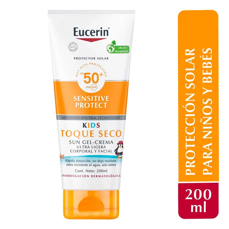 BLOQ EUCERIN T-SECO KIDS50 + 200ML