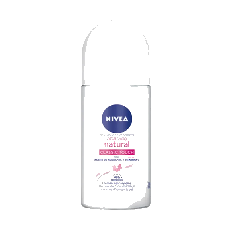 Desodorante Nivea Aclarado Natural Roll On 50 Ml