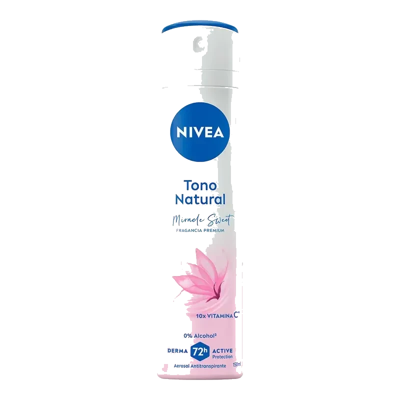Nivea Desodorante Aerosol Tono Natural Miracle Sweet 150 ml