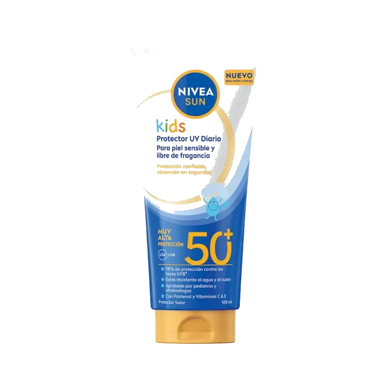 Nivea Sun Kids Envase Con Protector Uv Diario Fps50+ De 100ml