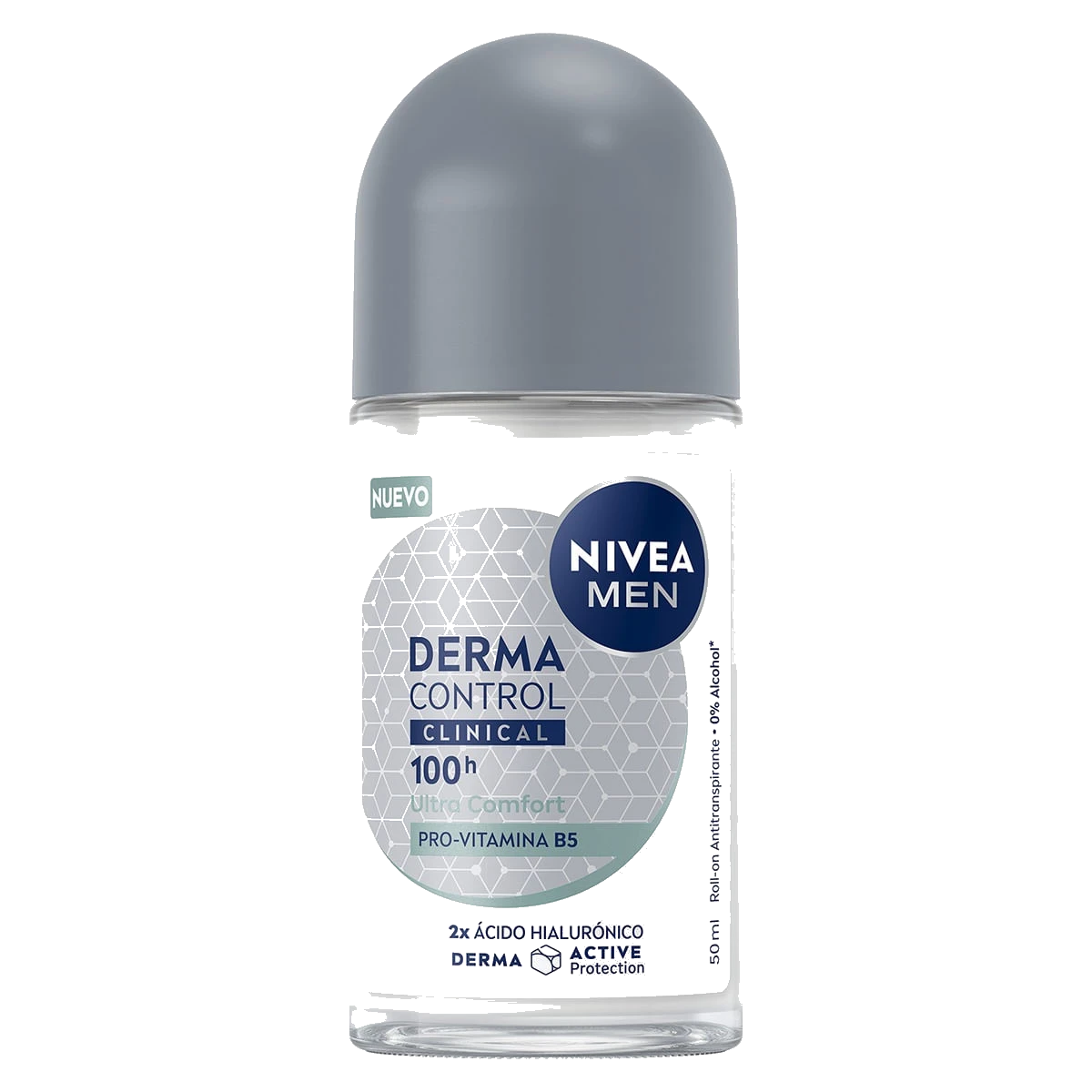 Nivea Men Derma Control Clinical 100h Ultra Comfort Antitranspirante Roll-On 50 ml