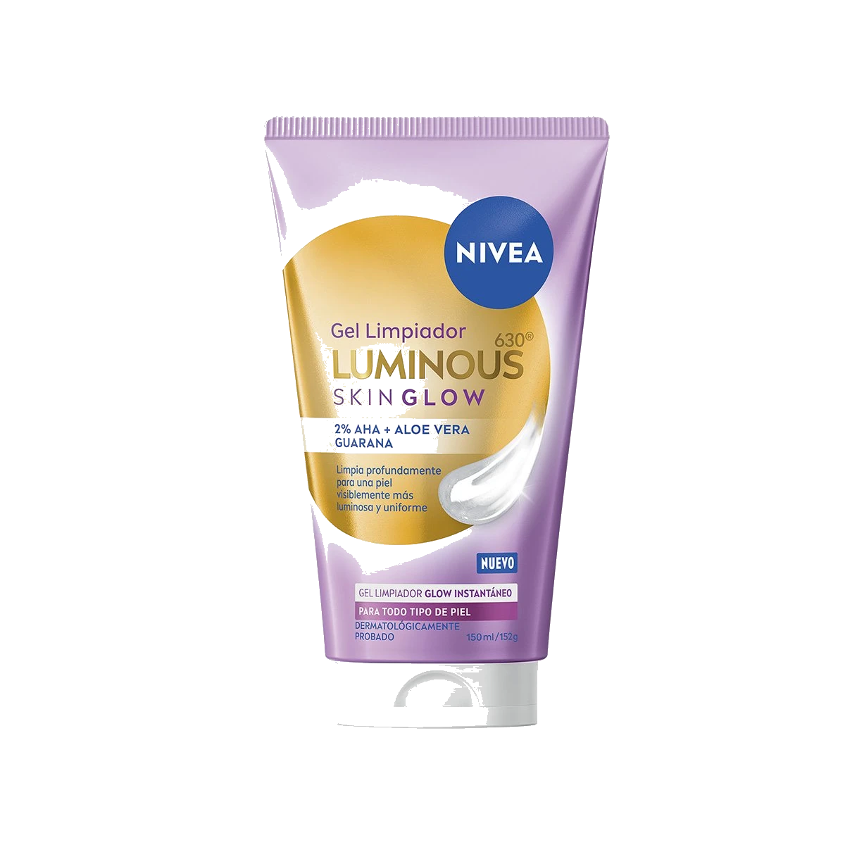 Nivea Luminous 630 Skin Glow Gel Limpiador Facial De150 ml