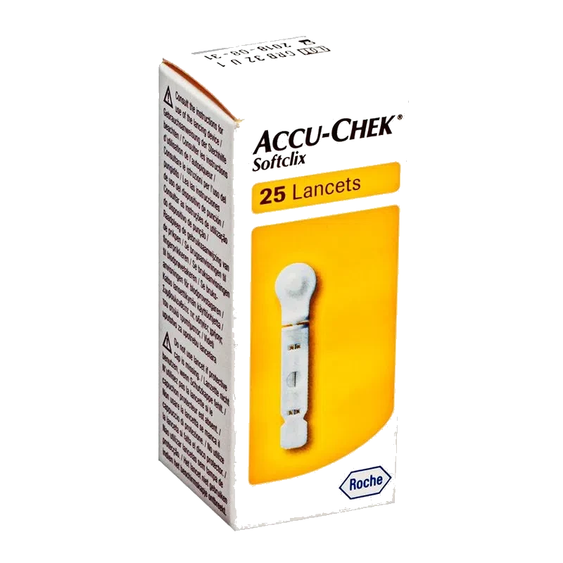 ACCU-CHEK SOFTCLIX LANCETAS 25