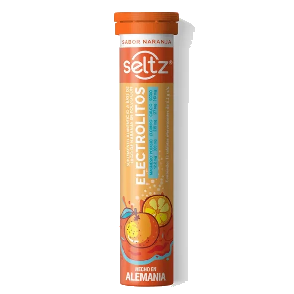 SELTZ ELECTROLITOS TUBO NARANJA