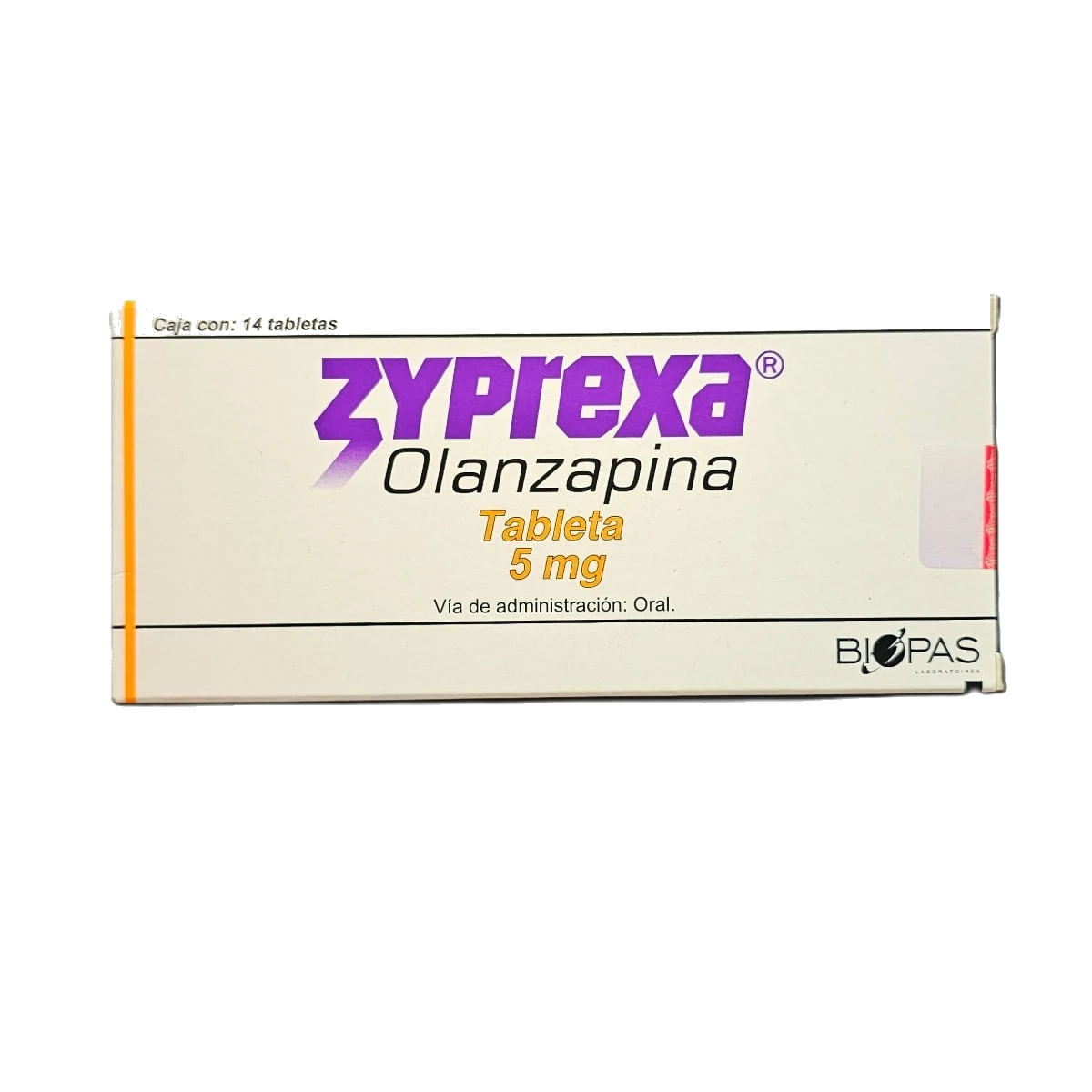 Zyprexa 5 mg 14 Tabletas