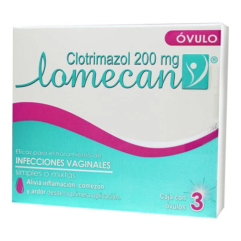 LOMECAN V (CLOTRIMAZOL 200 MG) 3OVU