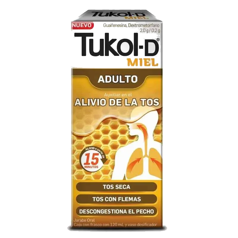 TUKOL-D ADULTO MIEL JBE 120 ML