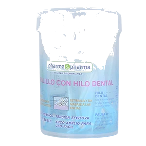 PALILLO CON HILO DENTAL (PyP) 40PZAS