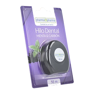 HILO DENTAL MENTA Y CARBON 50M 1PZ