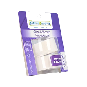 CINTA ADHESIVA MICROPOROSA 2 ROLLOS