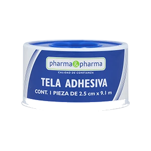 TELAADHESIVA2.5CMX9.1M(PHARMAyPHARMA)1PZ