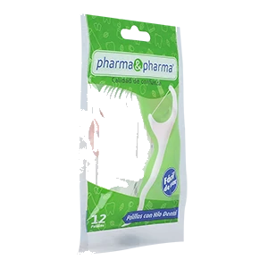 PALILLO CON HILO DENTAL 12PZ
