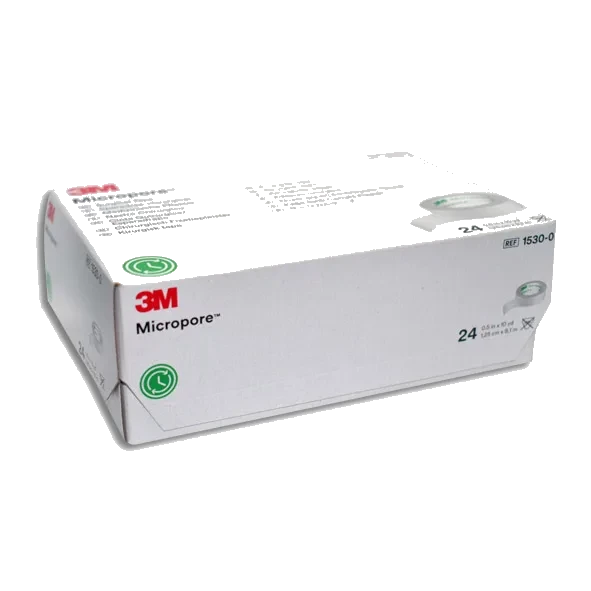 CINTA MICROPOROSA BCA 3M 1.25CM