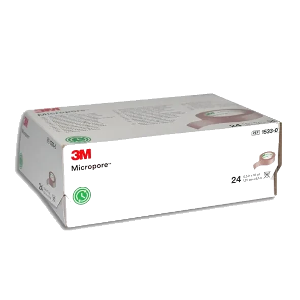 CINTA MICROPOROSA PIEL 3M 1.25CM
