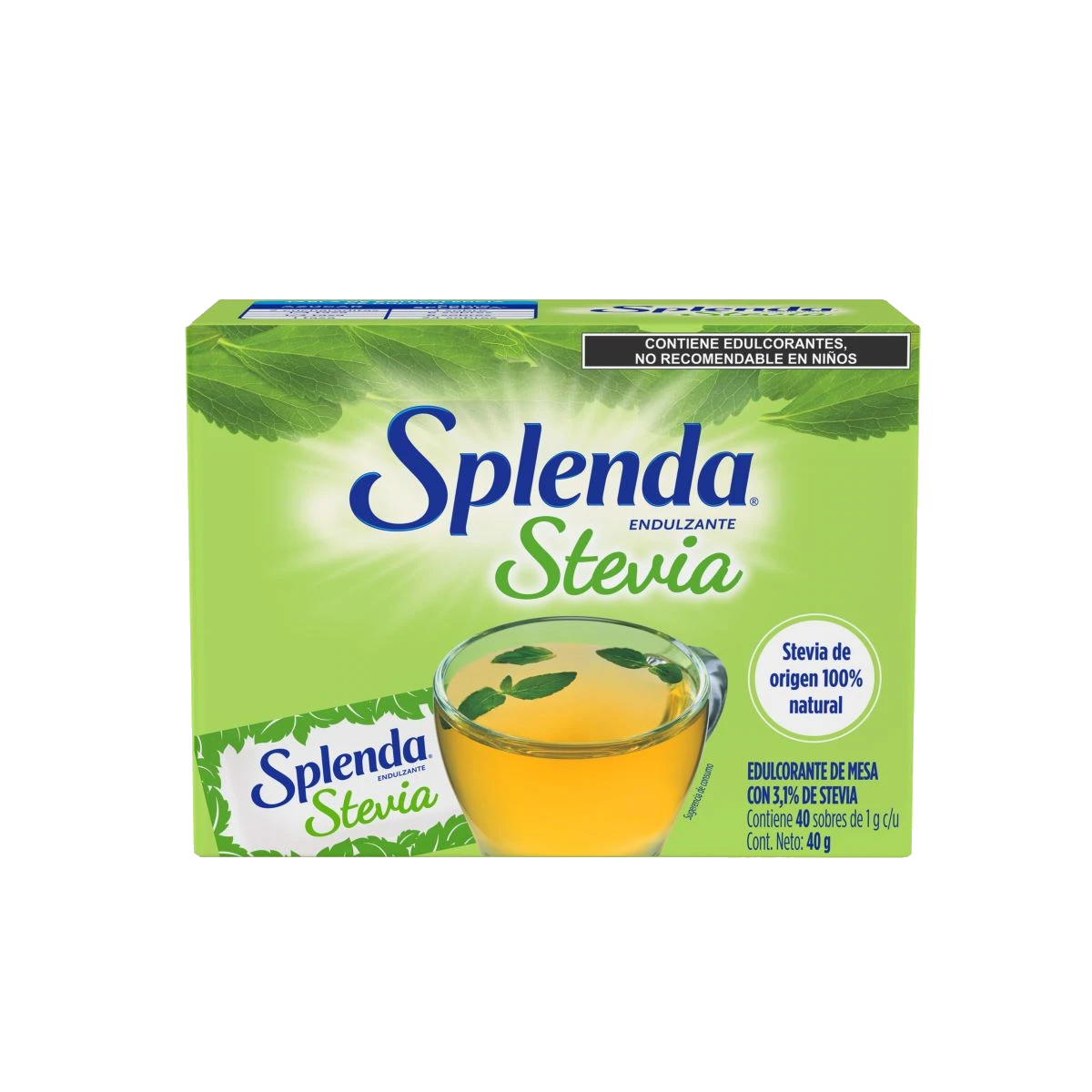 SPLENDA NATURAL STEVIA 1G 40 SB