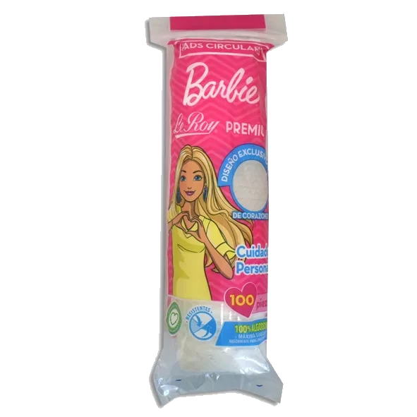 ALGODON FACIAL BARBIE LEROY