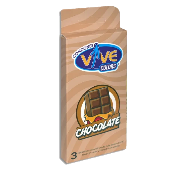 PRESERVATIVO VIVE COLORS CHOCOLATE