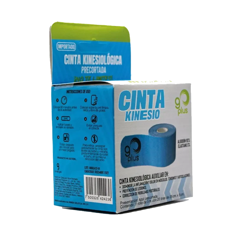 CINTA DEPORTIVA AZUL 1 ROLLO 5 MTS