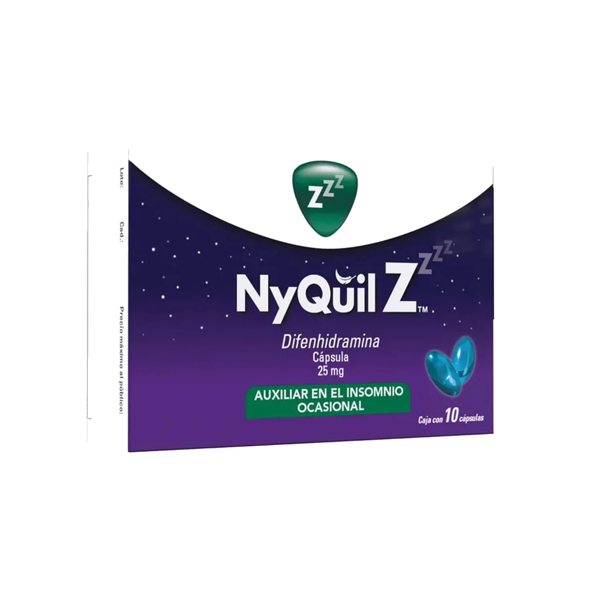 NYQUILZ 10 CAPS 25MG