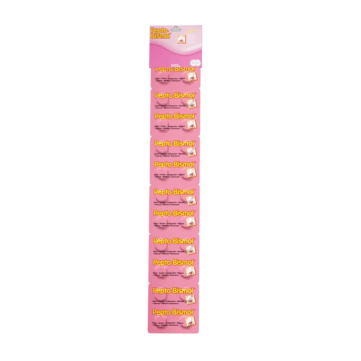 PEPTO BISMOL ANIS TIRA 24 TAB 262.4 MG