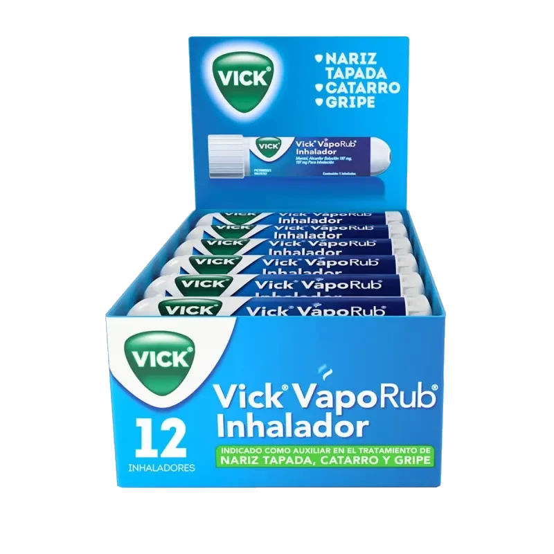 VICK VAPORUB INHALADOR 12 PZA 197 MG