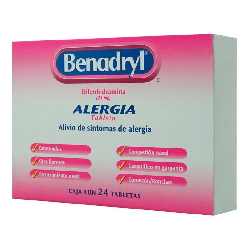 BENADRYL 25 MG 24 TAB