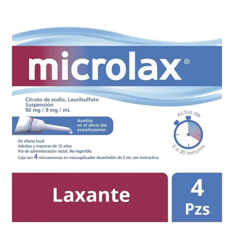 MICROLAX 90/9MG MICROENEMAS C/4 5ML *JAN*