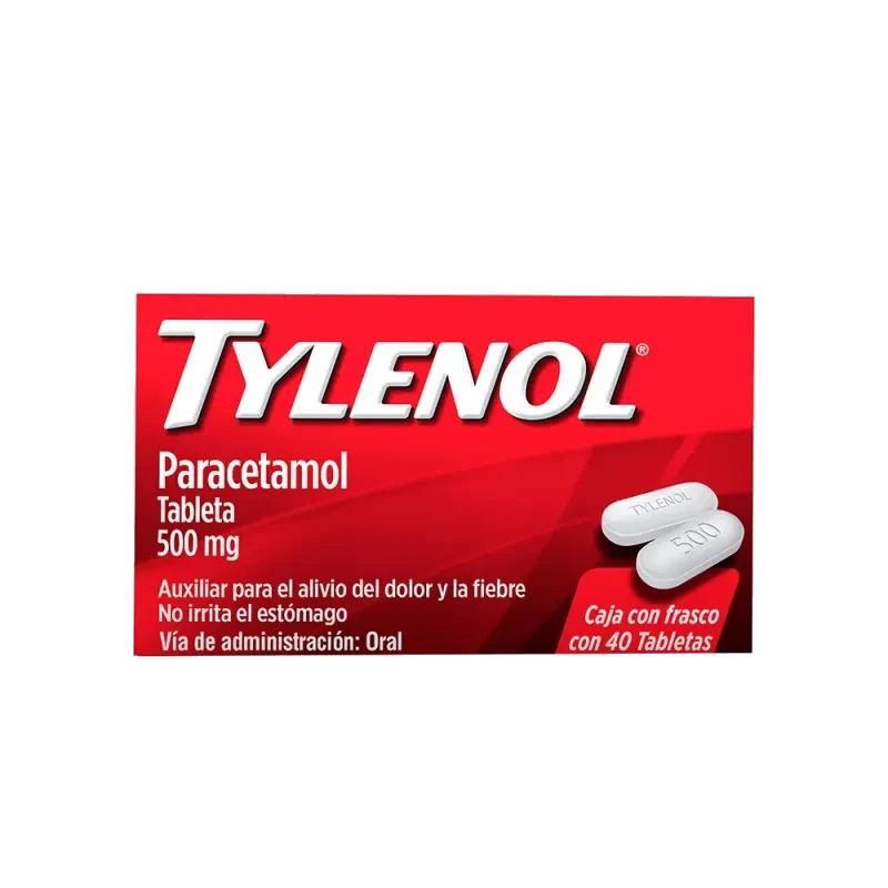 TYLENOL 500 MG FCO 40 TAB