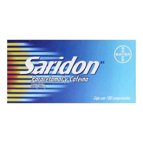 SARIDON (PARACE/CAFEINA 500/50MG) 20COMP